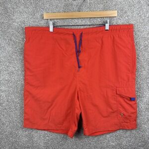 Polo Ralph Lauren Cargo Swim Trunks Men's Size 40 Bright Red Flesh‎ Pony